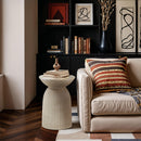  Meridian Opani Beige Concrete Indoor/Outdoor End Table IMAGE 2