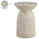  Meridian Opani Beige Concrete Indoor/Outdoor End Table IMAGE 7