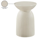  Meridian Opani Taupe Concrete Indoor/Outdoor End Table IMAGE 7