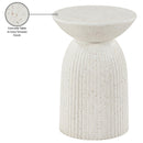  Meridian Opani Terrazzo Concrete Indoor/Outdoor End Table IMAGE 7