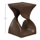  Meridian Jula Brown Concrete Indoor/Outdoor End Table IMAGE 8
