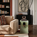  Meridian Jula Green Concrete Indoor/Outdoor End Table IMAGE 2