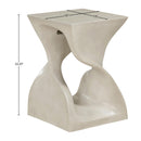  Meridian Jula Beige Concrete Indoor/Outdoor End Table IMAGE 8