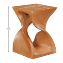  Meridian Jula Terracotta Concrete Indoor/Outdoor End Table IMAGE 8