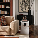  Meridian Jula Terrazzo Concrete Indoor/Outdoor End Table IMAGE 2