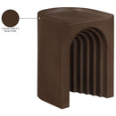  Meridian Avenda Brown Concrete Indoor/Outdoor End Table IMAGE 10