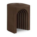  Meridian Avenda Brown Concrete Indoor/Outdoor End Table IMAGE 1