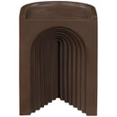  Meridian Avenda Brown Concrete Indoor/Outdoor End Table IMAGE 3