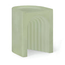  Meridian Avenda Green Concrete Indoor/Outdoor End Table IMAGE 1