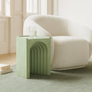  Meridian Avenda Green Concrete Indoor/Outdoor End Table IMAGE 2