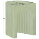  Meridian Avenda Green Concrete Indoor/Outdoor End Table IMAGE 9