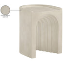  Meridian Avenda Beige Concrete Indoor/Outdoor End Table IMAGE 10