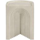  Meridian Avenda Beige Concrete Indoor/Outdoor End Table IMAGE 3