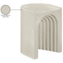  Meridian Avenda Taupe Concrete Indoor/Outdoor End Table IMAGE 10