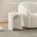  Meridian Avenda Taupe Concrete Indoor/Outdoor End Table IMAGE 2