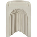  Meridian Avenda Taupe Concrete Indoor/Outdoor End Table IMAGE 3