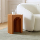 Meridian Avenda Terracotta Concrete Indoor/Outdoor End Table IMAGE 2