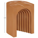  Meridian Avenda Terracotta Concrete Indoor/Outdoor End Table IMAGE 9