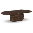  Meridian Branna Brown Concrete Indoor/Outdoor Coffee Table IMAGE 1