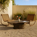  Meridian Branna Brown Concrete Indoor/Outdoor Coffee Table IMAGE 2