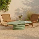  Meridian Branna Green Concrete Indoor/Outdoor Coffee Table IMAGE 2