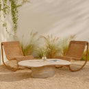  Meridian Branna Beige Concrete Indoor/Outdoor Coffee Table IMAGE 2