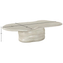  Meridian Branna Taupe Concrete Indoor/Outdoor Coffee Table IMAGE 9