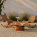  Meridian Branna Terracotta Concrete Indoor/Outdoor Coffee Table IMAGE 2
