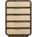  Meridian Windsor Brown Solid Wood Chest IMAGE 3