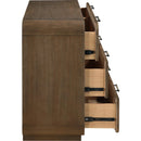  Meridian Windsor Brown Solid Wood Dresser IMAGE 6