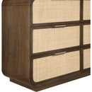  Meridian Windsor Brown Solid Wood Dresser IMAGE 8
