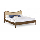  Meridian Windsor Brown Solid Wood King Bed IMAGE 1