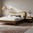  Meridian Windsor Brown Solid Wood King Bed IMAGE 2