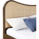  Meridian Windsor Brown Solid Wood King Bed IMAGE 7