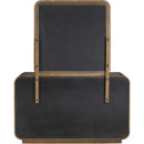  Meridian Windsor Brown Solid Wood Mirror IMAGE 5