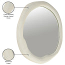  Meridian Armada Cream Aluminum Mirror IMAGE 8