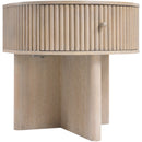  Meridian Cortland Natural Acacia Veneer And Solid Wood Night Stand IMAGE 5