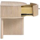  Meridian Cortland Natural Acacia Veneer And Solid Wood Night Stand IMAGE 7