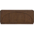  Meridian Everson Brown Oak Veneer And Solid Wood Sideboard/Buffet IMAGE 3