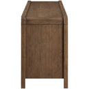  Meridian Harmony Brown Oak Veneer And Solid Wood Sideboard/Buffet IMAGE 4