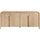  Meridian Harmony Natural Oak Veneer And Solid Wood Sideboard/Buffet IMAGE 3