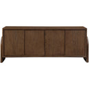  Meridian Elanor Brown Oak Veneer And Solid Wood Sideboard/Buffet IMAGE 3