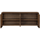  Meridian Elanor Brown Oak Veneer And Solid Wood Sideboard/Buffet IMAGE 6