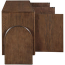  Meridian Elanor Brown Oak Veneer And Solid Wood Sideboard/Buffet IMAGE 7