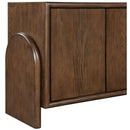  Meridian Elanor Brown Oak Veneer And Solid Wood Sideboard/Buffet IMAGE 8