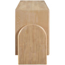  Meridian Elanor Natural Oak Veneer And Solid Wood Sideboard/Buffet IMAGE 4