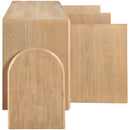  Meridian Elanor Natural Oak Veneer And Solid Wood Sideboard/Buffet IMAGE 7