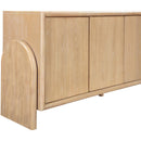  Meridian Elanor Natural Oak Veneer And Solid Wood Sideboard/Buffet IMAGE 8