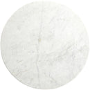  Meridian Liona White Marble And Mango Wood Coffee Table IMAGE 5