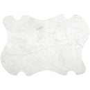  Meridian Liona White Marble And Acacia Wood Coffee Table IMAGE 5